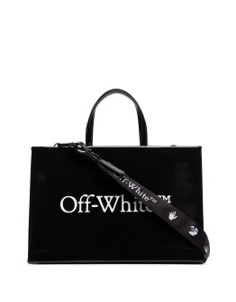 medium logo-print box bag