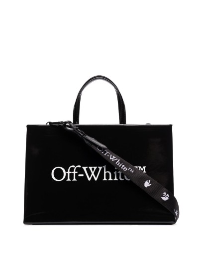 medium logo-print box bag