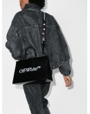 medium logo-print box bag
