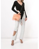 V-neck toggle-tie bodysuit