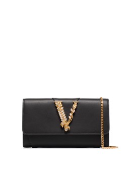 Virtus crystal embellished clutch bag