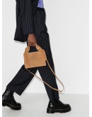 Jitney 1.4 suede shoulder bag