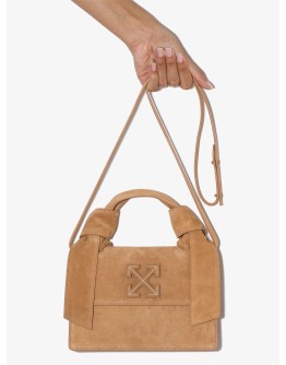 Jitney 1.4 suede shoulder bag