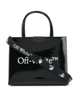 logo-print mini bag