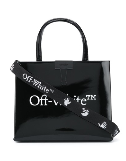 logo-print mini bag