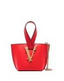 mini Virtus top-handle bucket bag