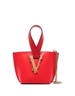 mini Virtus top-handle bucket bag