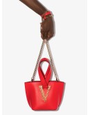 mini Virtus top-handle bucket bag