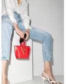 mini Virtus top-handle bucket bag
