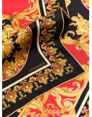 Baroque print silk scarf