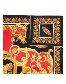 Baroque print silk scarf