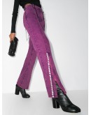 split-cuff acid-effect jeans