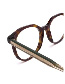 round frame tortoiseshell glasses