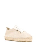 lace-up flat espadrilles