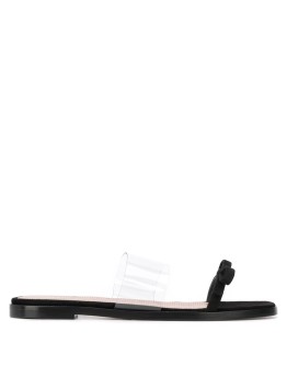 RED(V) bow strap flat sandals