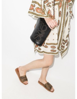 Woody logo sandals