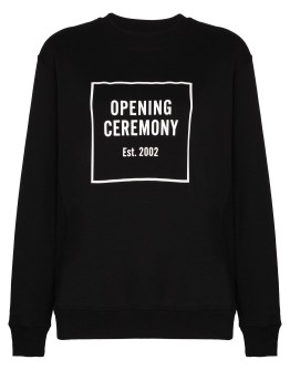 box logo sweatshirt