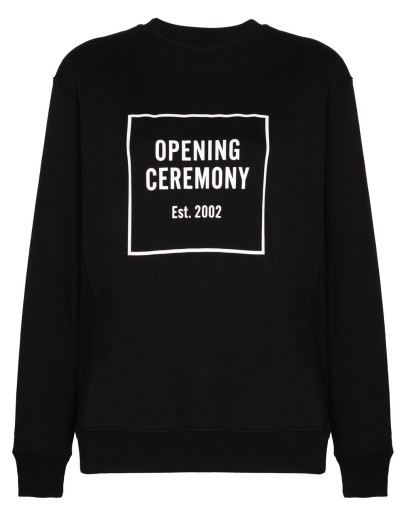 box logo sweatshirt