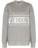 reflective-logo sweatshirt