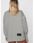 reflective-logo sweatshirt