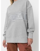 reflective-logo sweatshirt