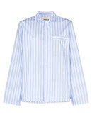 striped organic cotton pyjama shirt