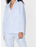 striped organic cotton pyjama shirt