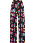 multiprint high waisted trousers
