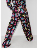 multiprint high waisted trousers