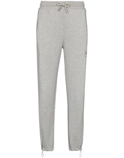 Small Box logo-patch track pants