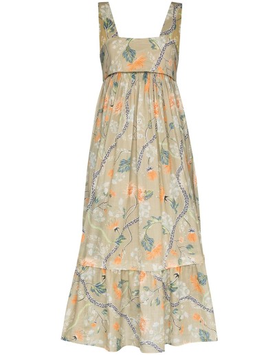 floral print midi dress