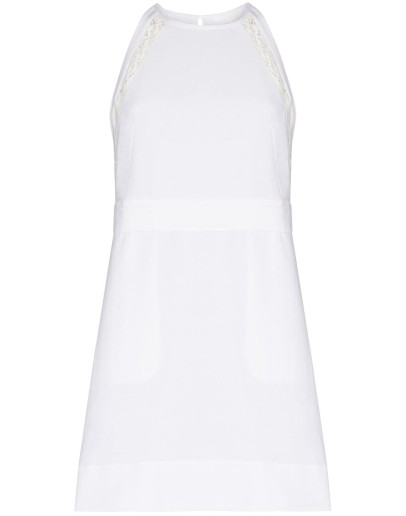 cut-out detail mini-dress