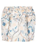 floral off-the-shoulder blouse