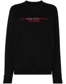 logo embroidered cotton sweatshirt