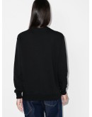 logo embroidered cotton sweatshirt