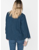 contrast detail denim jacket