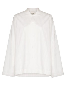 long-sleeve organic cotton pyjama shirt