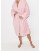 hooded dressing gown