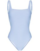 lace-up ribbed swimsuit