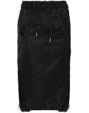 asymmetric panelled skirt