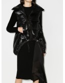 panelled puffer jacket
