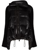 panelled puffer jacket