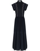 cap sleeve midi dress
