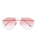 Aviator gradient-lens sunglasses