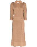 polo knit midi dress