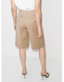 pinstripe knee-length shorts