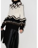 fair isle intarsia-knit jumper