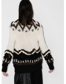 fair isle intarsia-knit jumper
