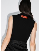 logo embroidered bodysuit