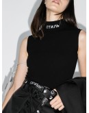logo embroidered bodysuit